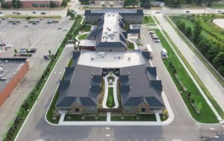 Oakleigh Macomb Senior Living aerial view