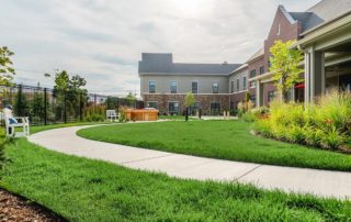 Oakleigh Macomb Senior Living lawn