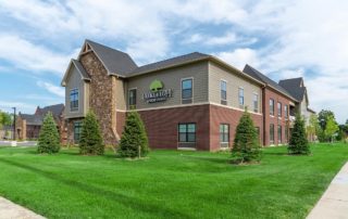 Oakleigh Macomb Senior Living front lawn